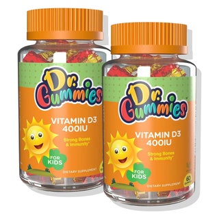 Dr. Gummies Kids Vitamin D3 400IU Gummies - 2 x 60 Gummies