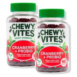 Chewy Vites CranBerry + Probiotic Adult Gummies - 2 x 60 Gummies