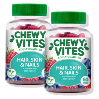 Chewy Vites Hair, Skin & Nails Adult Gummies - 2 x 60 Gummies