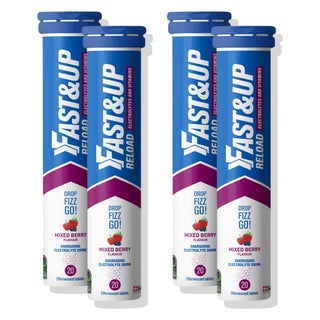 Fast&Up Reload Electrolyte, Mixed Berry - 4 x 20 Effervescent Tablets