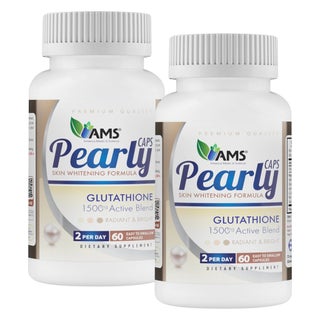 AMS Pearly Skin Whitening Glutathione Capsules - 2 x 60 Capsules