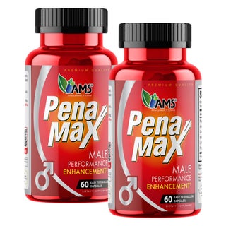 AMS Penamax Male Performance Enhancer Supplement - 2 x 60 Capsules