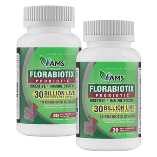 AMS Florabiotix 30 Billion Probiotic Capsules - 2 x 30 Capsules