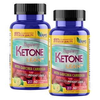 AMS Raspberry Ketone Lean Capsules, Weight Management - 2 x 60 Capsules