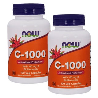 Now C-1000 Vitamin C Veg Capsules - 2 x 100 Capsules