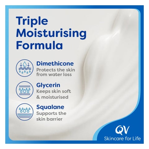 Ego QV Moisturising Cream - 3 x 250g