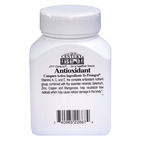 21st Century Antioxidant Vitamin A C E Tablets, Pack of 75's