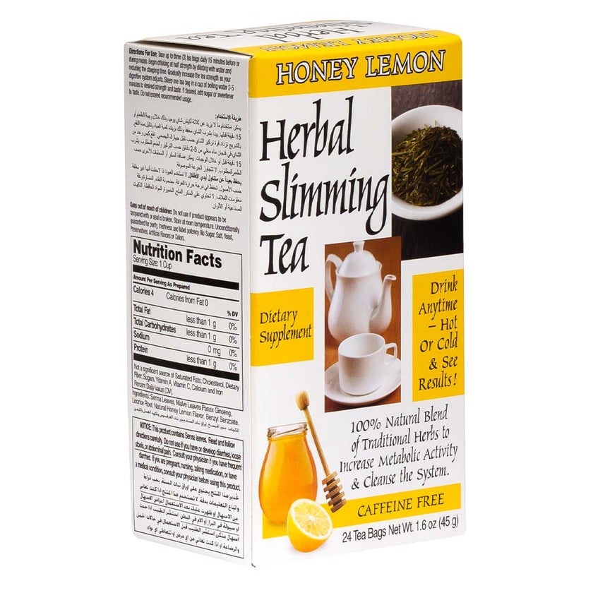 21st Century Herbal Slimming Tea, Honey Lemon, Pack of 24's