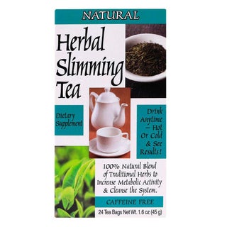 21st Century Herbal Slimming Natural Tea Bag, Pack of 24's
