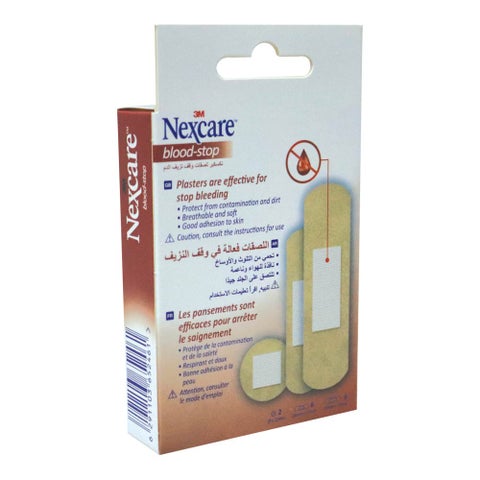 3M Nexcare Blood Stop Assorted Bandages, Pack of 14's