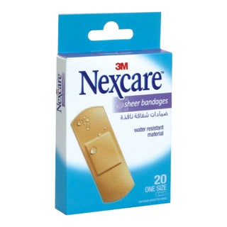 3M Nexcare Sheer Bandages, Pack of 20's