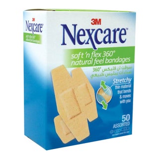 3M Nexcare Soft 'n flex Assorted Bandage, Pack of 50's