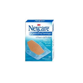 3M Nexcare Waterproof Bandages, Pack of 10's