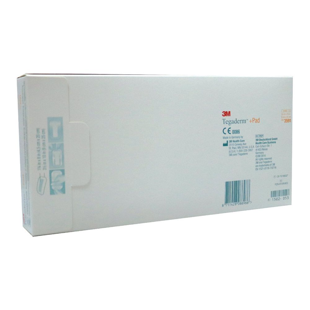 Produktbild von 3M Tegaderm Pad 9x15cm Wundkissen 4.5x10cm 5 Stück | Zur Rose Shop