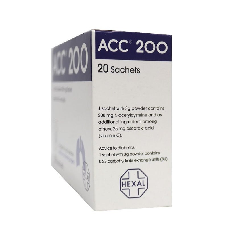 ACC 200mg Sachet, Pack of 20's