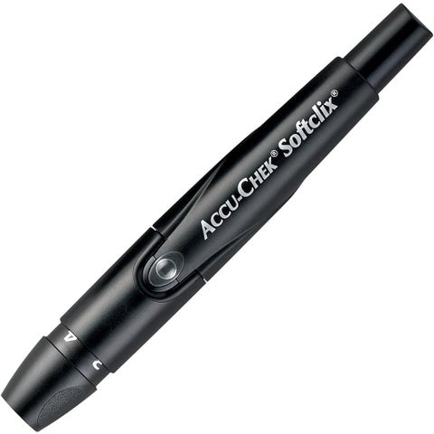 Accu-Chek Softclix Prikpen, Lancing Device For Painless Diabetic Blood Glucose Testing