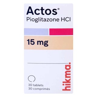 Actos 15mg Tablets, Pack of 30's