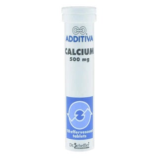 Additiva Calcium 500mg Effervescent Tablets, Pack of 10's