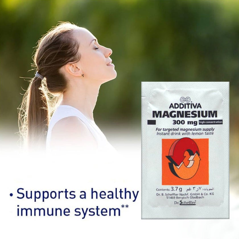 Additiva Magnesium 300mg Sachets, Pack of 20's