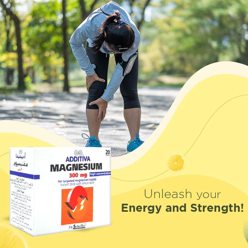 Additiva Magnesium 300mg Sachets, Pack of 20's