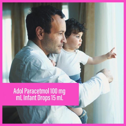 Adol Paracetmol 100mg/ml Infant Drops 15ml