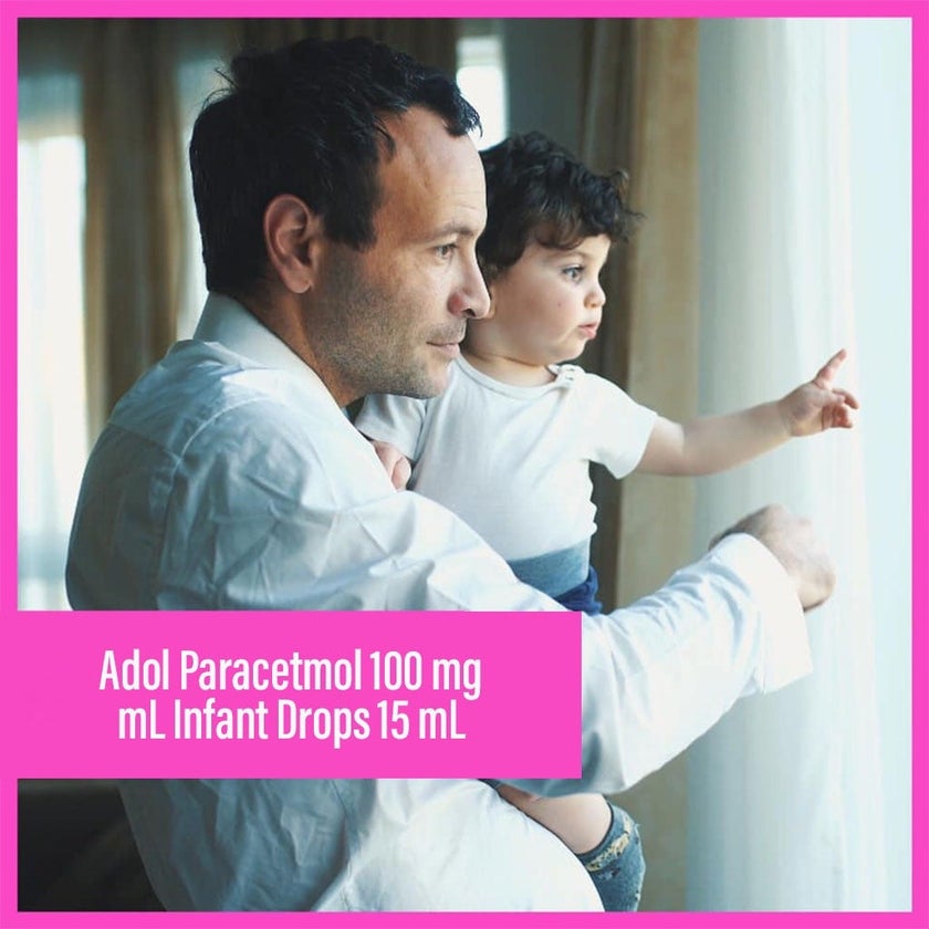 Adol Paracetmol 100mg/ml Infant Drops 15ml