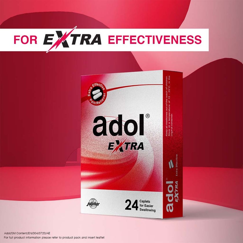 Adol Color Adol Extra Tablets, Pack of 24's - myAster