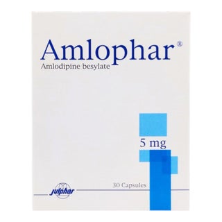 Amlophar 5mg Capsules, Pack of 30's