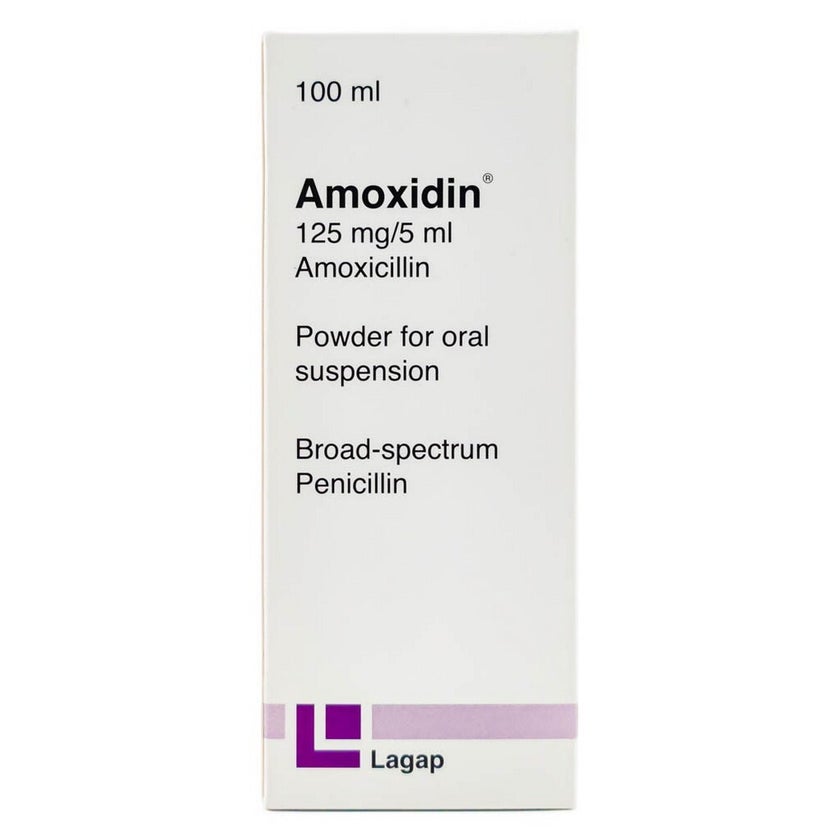 Amoxidin 125mg/5ml Powder For Oral Suspension 100ml