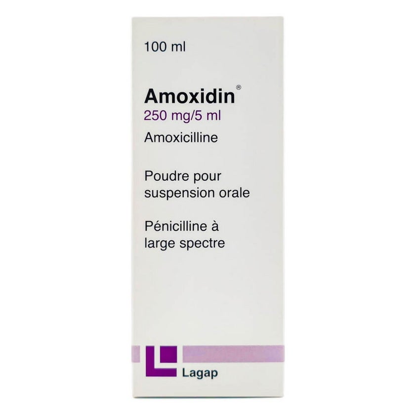Amoxidin 250mg/5ml Powder For Oral Suspension 100ml