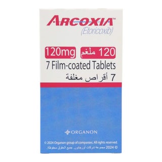 Arcoxia 120mg Tablets, Pack of 7's
