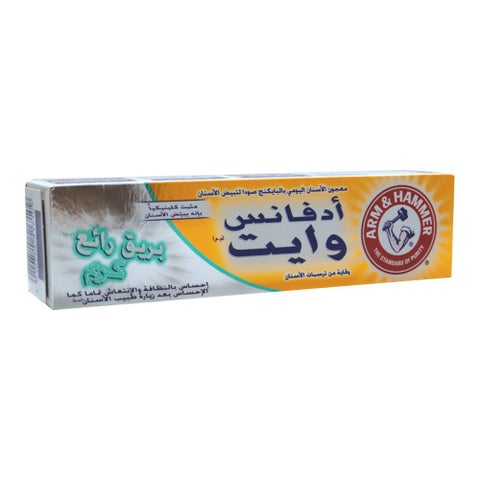 آرم آند هامر أدفانس وايت بريق رائع معجون أسنان جل مبيض 115 جرام