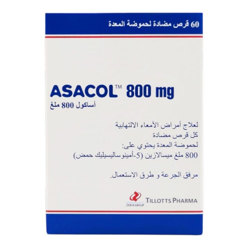 Aascal Tablet Asacol 800mg Modified Release Tablets, Pack of 60's - myAster