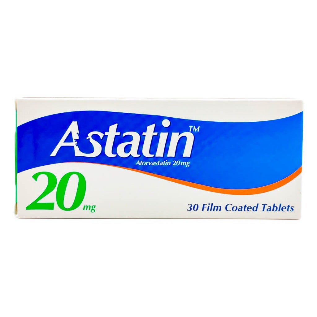 Astatin 20mg Tablets, Pack of 30's - myAster