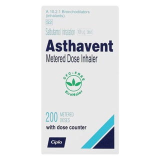 Asthavent HFA 100mcg Inhaler 200 Doses