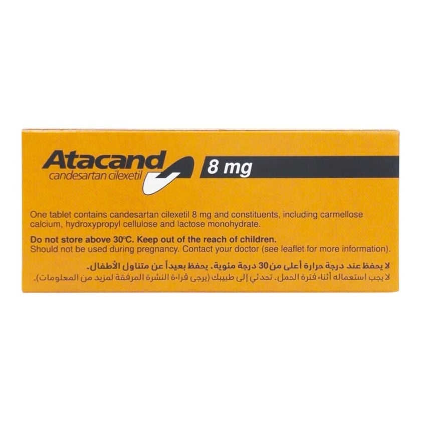 Atacand 8mg Tablets, Pack of 28's
