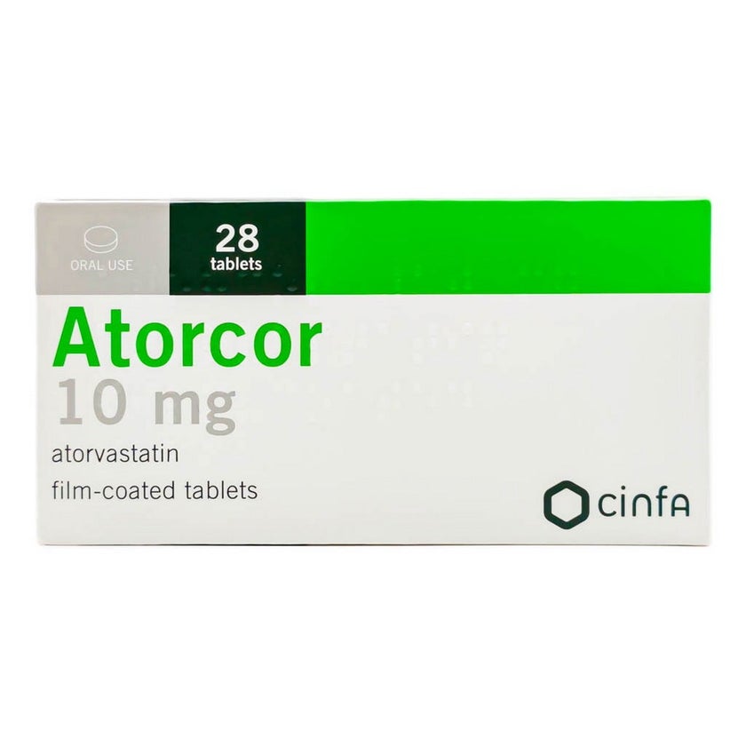 Atorcor 10mg Tablets, Pack of 28's