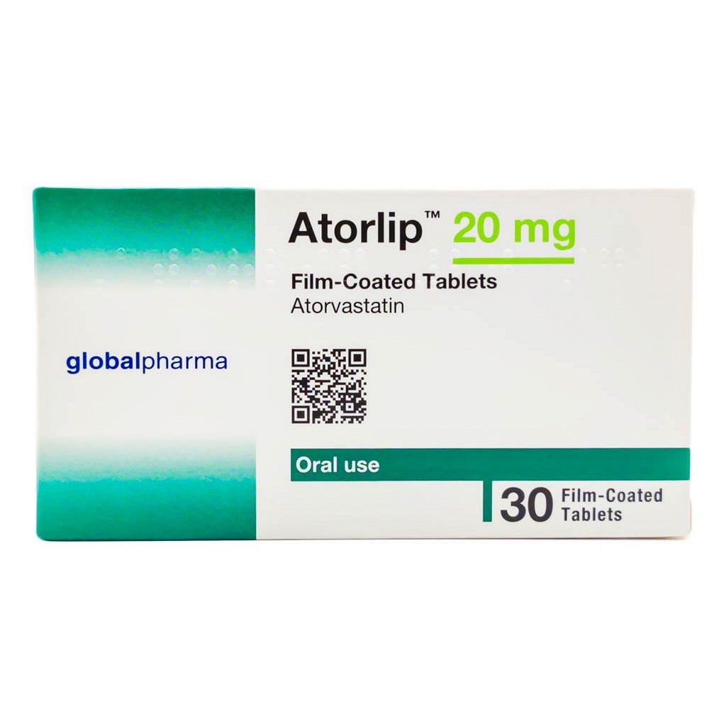 Atorlip 20mg Tablets, Pack of 30's - myAster