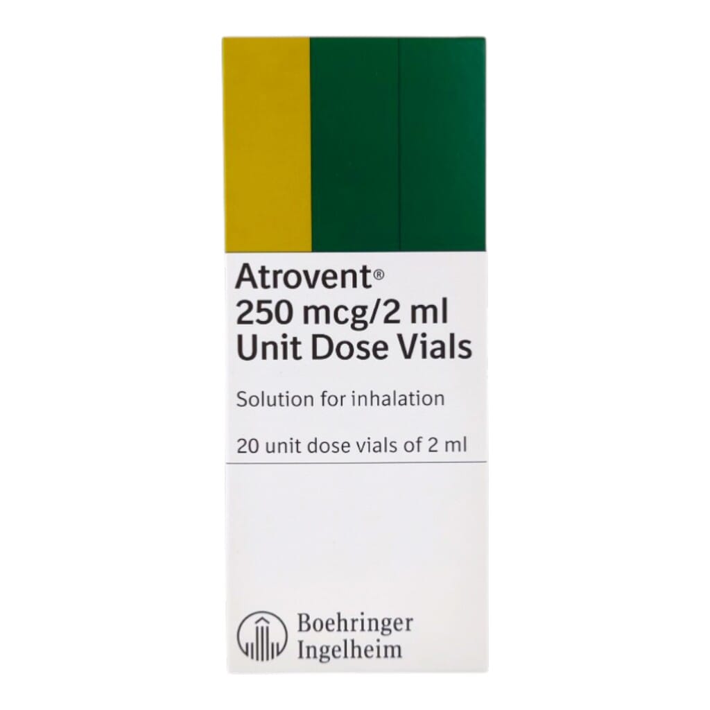Atrovent Comp Atrovent 250mcg/2ml Solution For Inhalation, Pack of 20's - myAster
