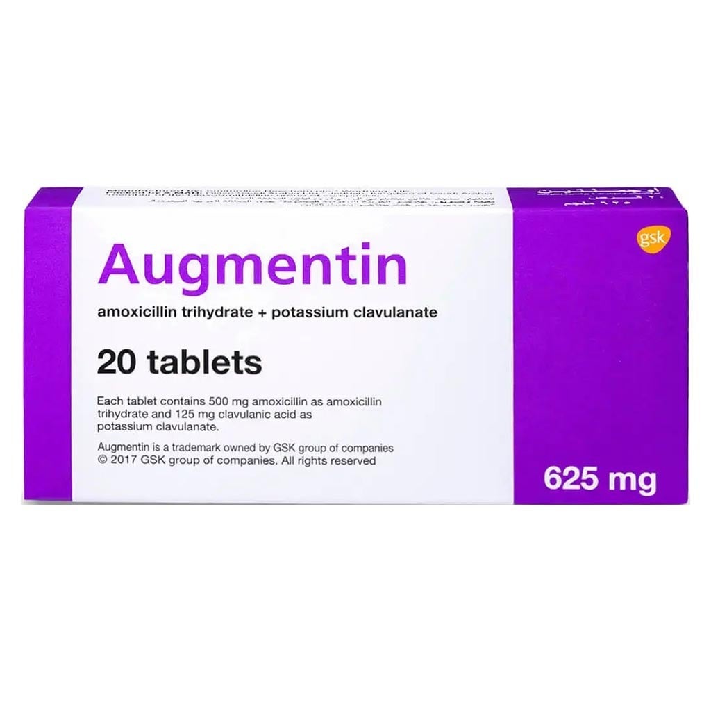 Buy Augmentin 625mg Tablets 20 Pack Antibiotic | myAster