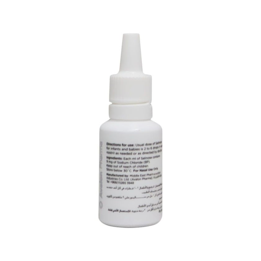 Avalon Salinose Baby Nasal Drops 20ml