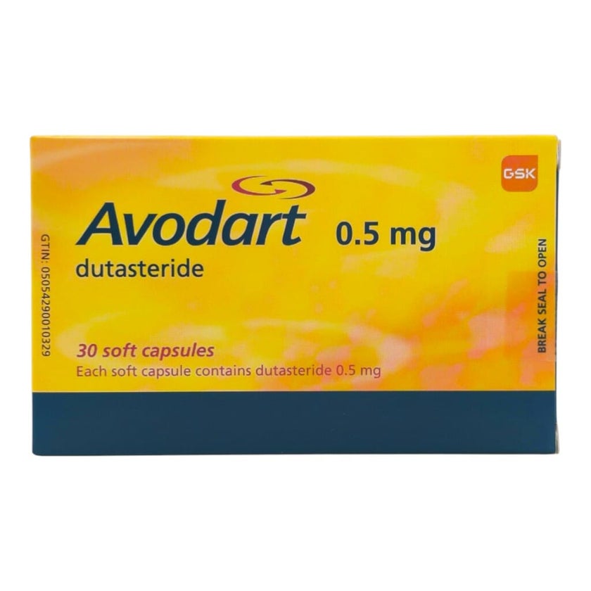 Avodart 0.5mg Soft Capsules, Pack of 30's