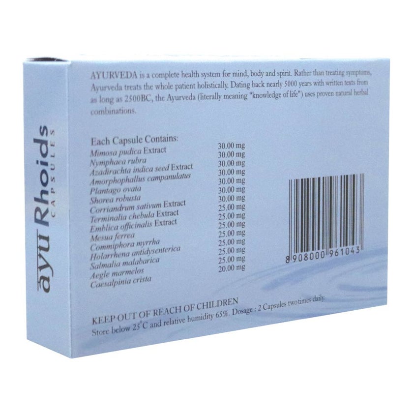 Ayurhoids Capsules, Pack of 60's