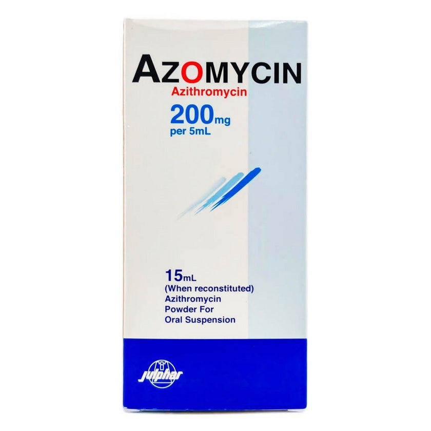 Azomycin Azomycin 200mg/5ml Powder For Oral Suspension 15ml - myAster