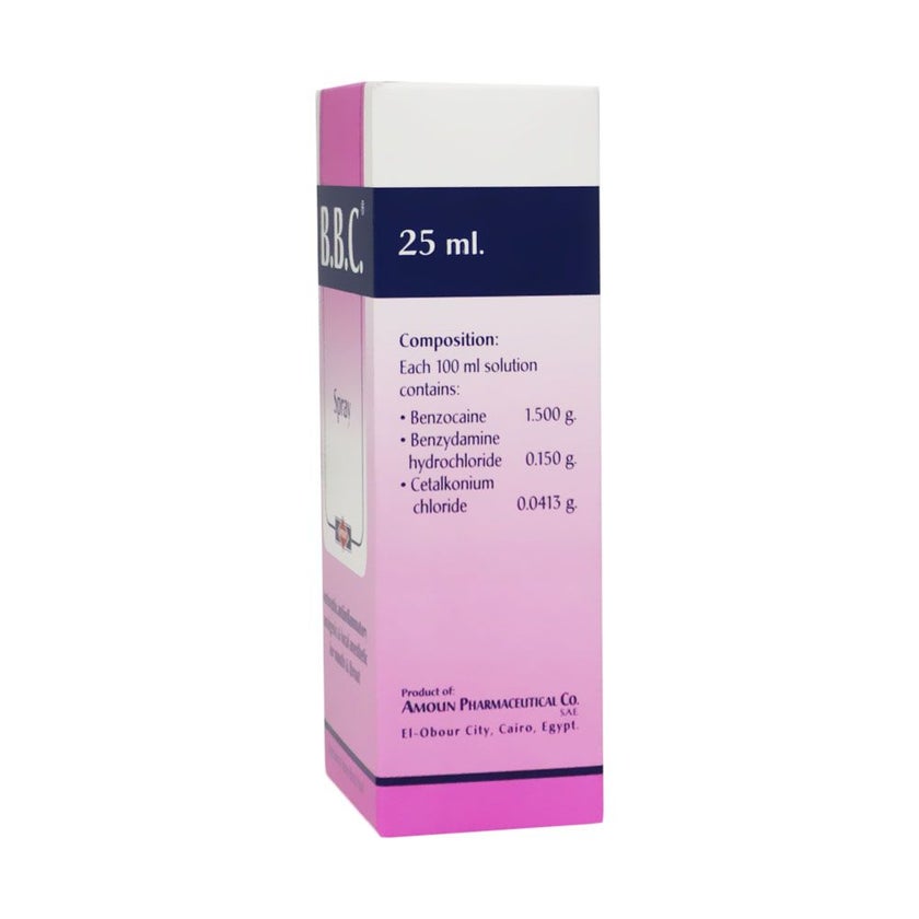 B.B.C Mouth and Throat Spray 25ml