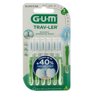Butler GUM traveler Interdental brush Green, 1s