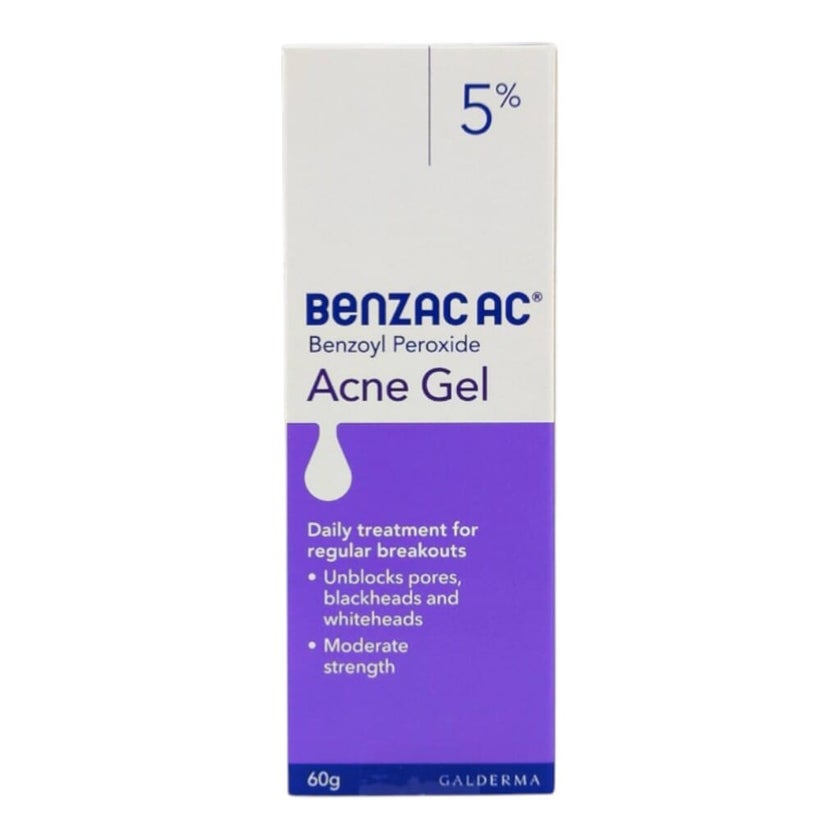 Benzac AC 5% Topical Gel 60g