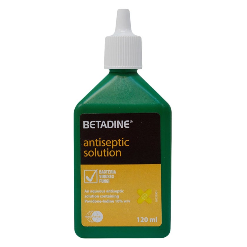 Betadine Povidone Iodine Antiseptic Solution 120ml
