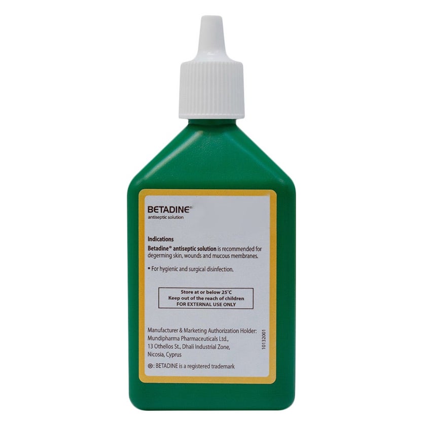 Betadine Povidone Iodine Antiseptic Solution 120ml