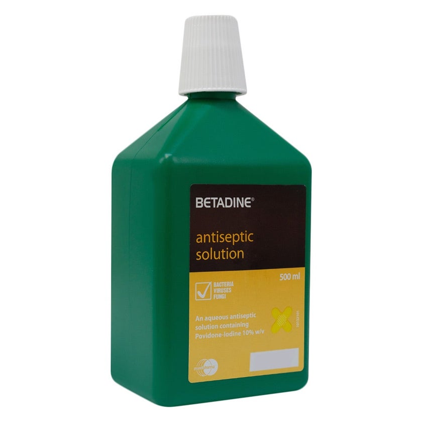 Betadine Povidone Iodine Antiseptic Solution 500ml